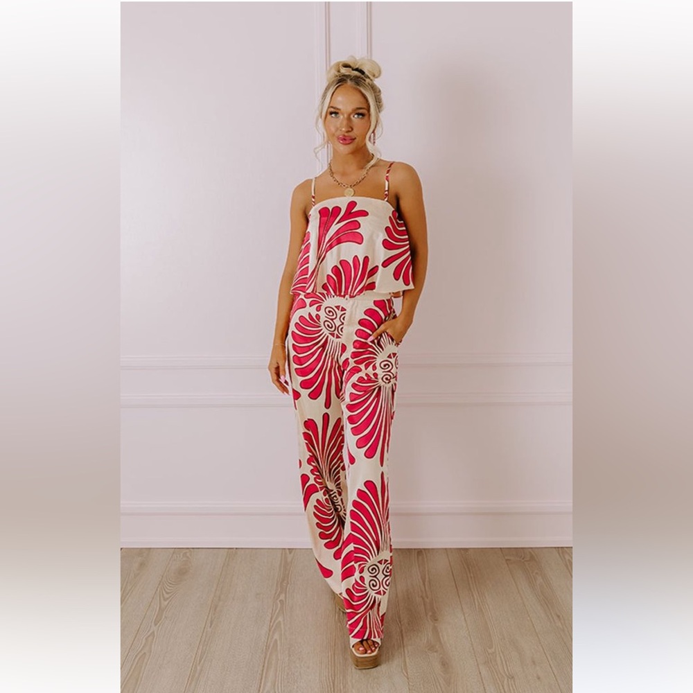 Hawaiian print set NWT